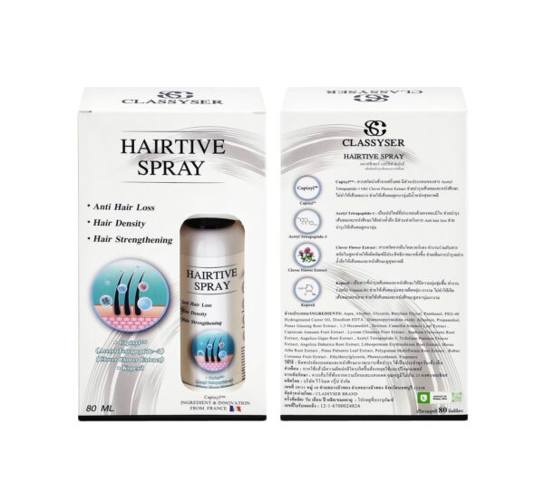 HAIRTIVE SPRAY(แฮร์ทีฟ สเปรย์) ลดผมร่วง,ลดผมบาง - Image 6